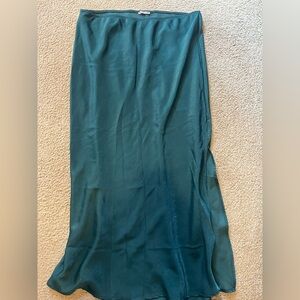 Maurices Silk Skirt With Slit